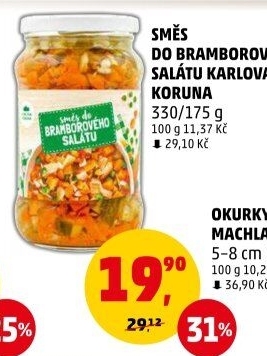 Směs do bramborového salátu Karlova Koruna