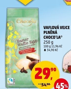 Vaflová vajíčka Choco'