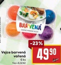 Barvená vařená vejce