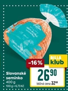 Chléb vícezrnný Slovanské semínko Odkolek