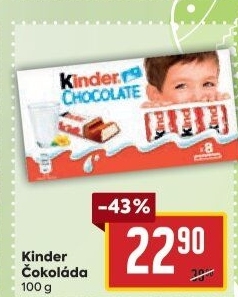 Čokoládky Kinder