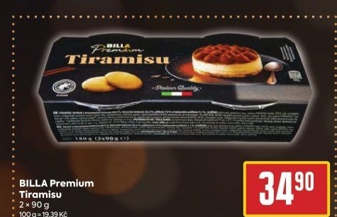Dezert tiramisu Premium Billa