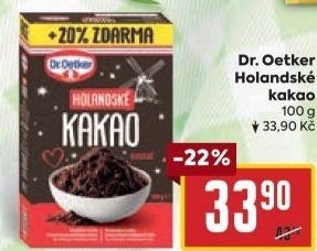 Kakao holandské Dr. Oetker