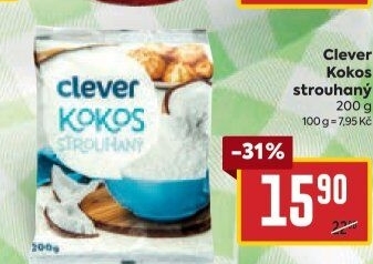 Kokos strouhaný Clever