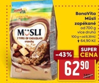 Müsli zapékané Bonavita