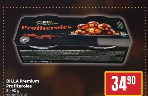Profiteroles Billa Premium