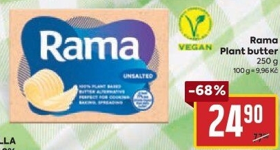 Rama rostlinná Plant Based Butter Alternative