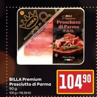 Šunka Prosciutto di Parma Premium Billa