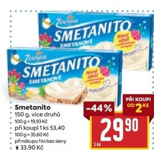 Sýr tavený Smetanito Želetava