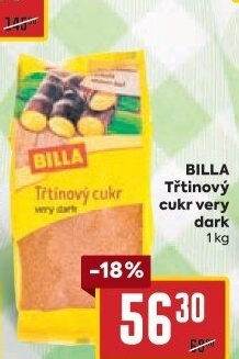 Třtinový cukr Very Dark Billa