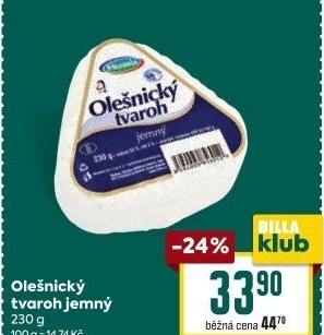 Tvaroh jemný Olešnický Moravia