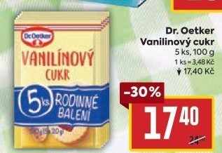 Vanilínový cukr Dr. Oetker
