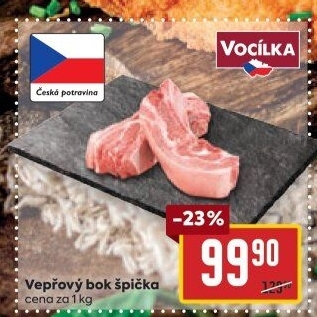 Vepřový bok špička Vocílka