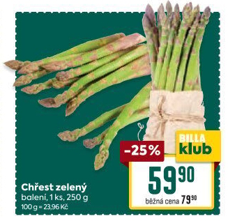 Chřest zelený