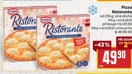 Pizza mražená Ristorante Dr. Oetker