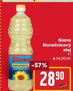 Slunečnicový olej Giana