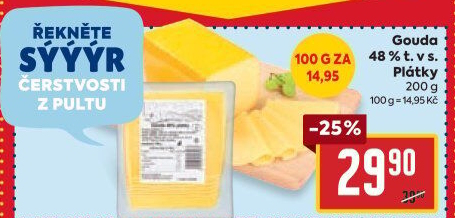 Sýr Gouda 48%