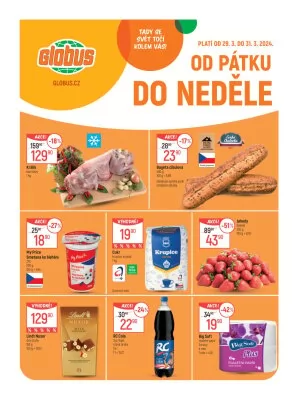 akční leták Globus 27.3.2024-2.4.2024
