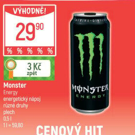 Energetický nápoj Monster Energy