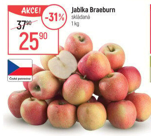 Jablka Braeburn