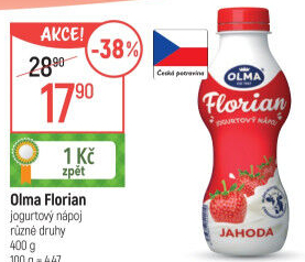 Jogurtový nápoj Florian Olma