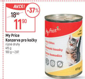 Konzerva pro kočky My Price