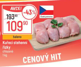 Kuřecí stehenní řízky