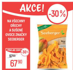 Mango sušené Seeberger