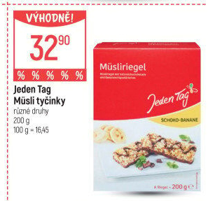 Müsli tyčinky Jeden Tag