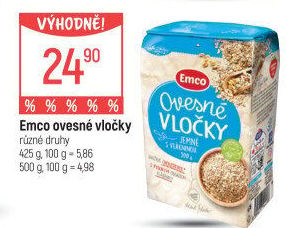 Ovesné vločky Emco