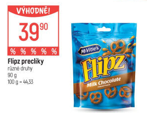 Preclíky v polevě Flipz McVitie'