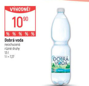 Přírodní voda Dobrá voda
