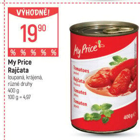 Rajčata krájená My Price