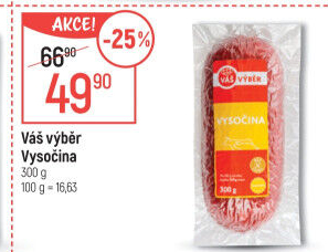 Salám Vysočina Váš Výběr