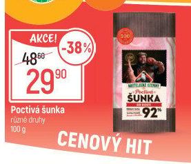Šunka nejvyšší jakosti poctivá Kostelecké uzeniny