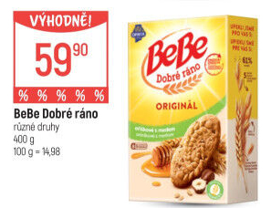 Sušenky BeBe Dobré ráno Opavia