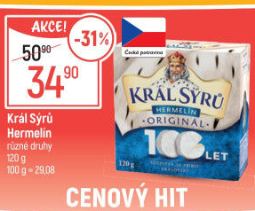 Sýr Hermelín Král sýrů