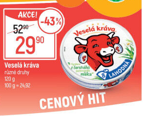 Sýr tavený Veselá kráva
