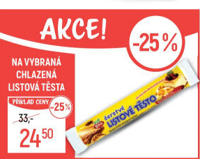 Těsto listové rozválené Brick