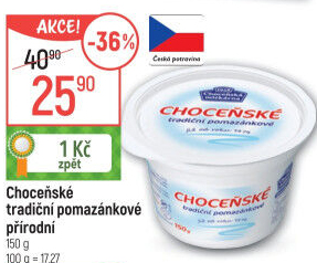 Tradiční pomazánkové Choceňské