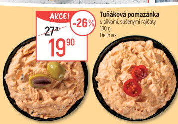 Tuňáková pomazánka se sušenými rajčaty