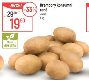 Brambory konzumní rané