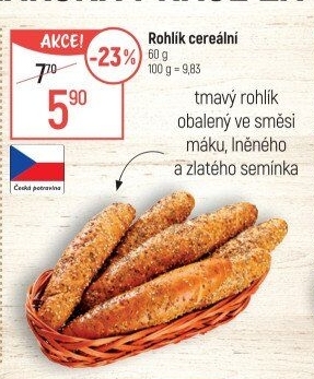 Cereální rohlík