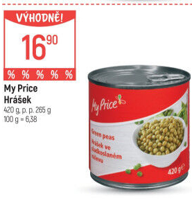Hrášek My Price