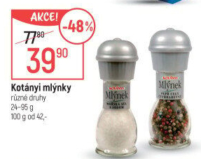 Mlýnek s kořením Kotányi