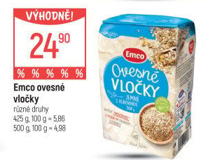 Ovesné vločky Emco