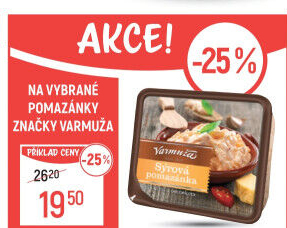 Pikantní sýrová pomazánka s česnekem Varmuža