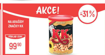 Pražené arašídy KK