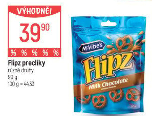 Preclíky v polevě Flipz McVitie'