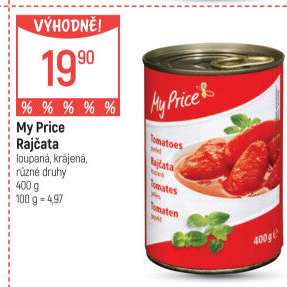 Rajčata krájená My Price